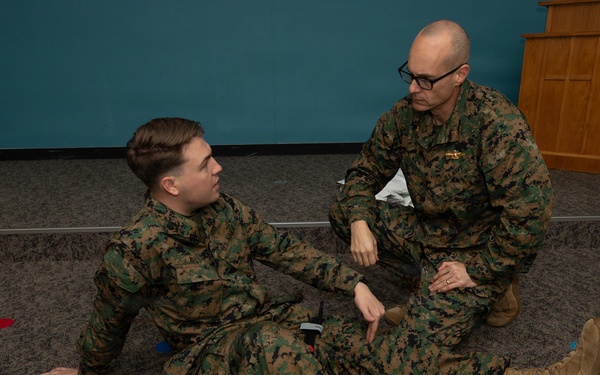 3rd MLG Chaplains And Religious Program Specialists Participate in a Mass Casualty Training Course on Camp Kinser
