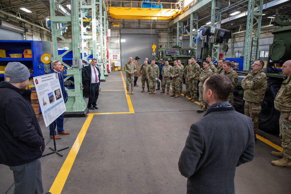 The U.S. Army Materiel Support Command - Korea hosted Maintenance Managers and Executive Officers from the 2nd Infantry Division at our Combat Power Generation Center (CPGC) on Jan. 9.