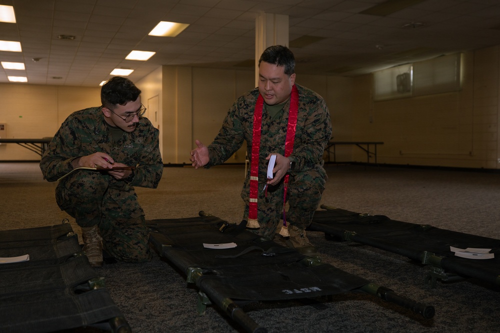 3rd MLG Chaplains And Religious Program Specialists Participate in a Mass Casualty Training Course on Camp Kinser