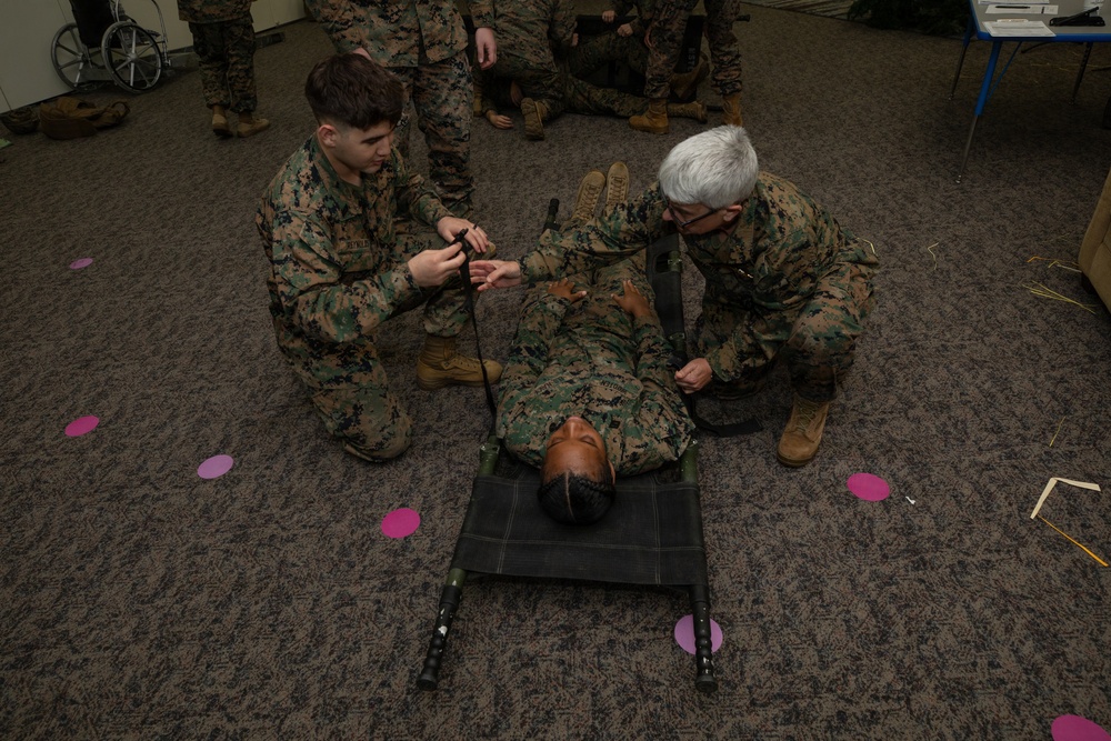 3rd MLG Chaplains And Religious Program Specialists Participate in a Mass Casualty Training Course on Camp Kinser