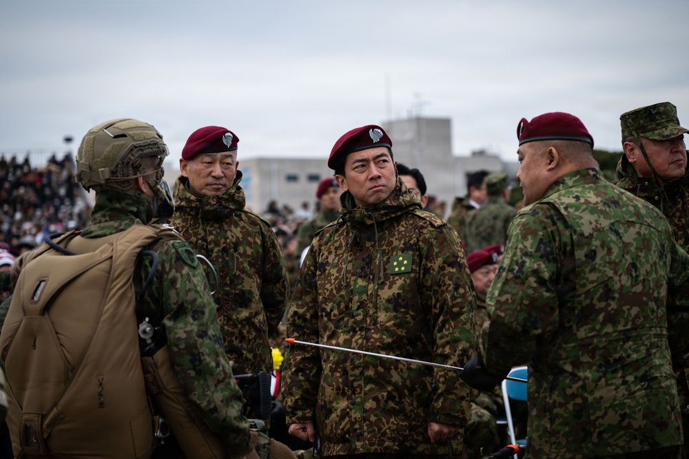 U.S., Japan Ground Self-Defense Force commence New Year’s Jump