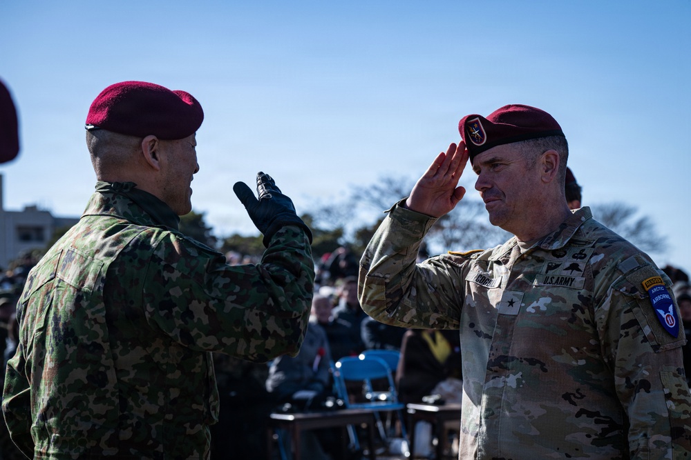 U.S., Japan Ground Self-Defense Force commence New Year’s Jump