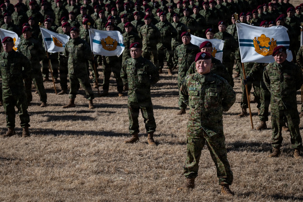 U.S., Japan Ground Self-Defense Force commence New Year’s Jump