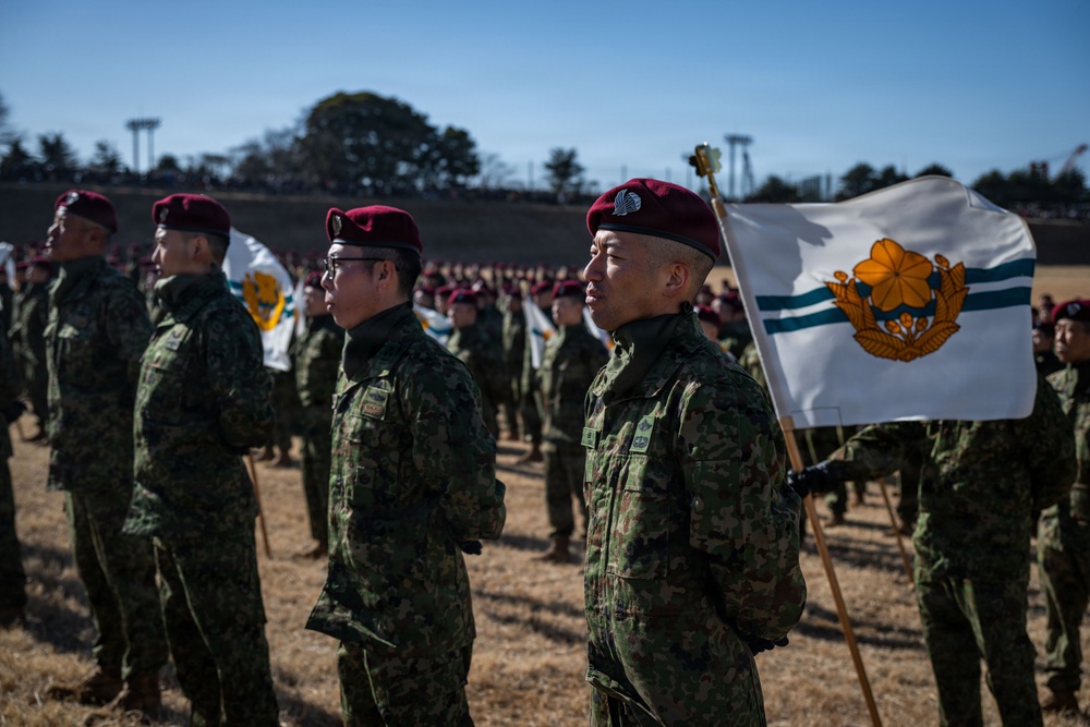U.S., Japan Ground Self-Defense Force commence New Year’s Jump