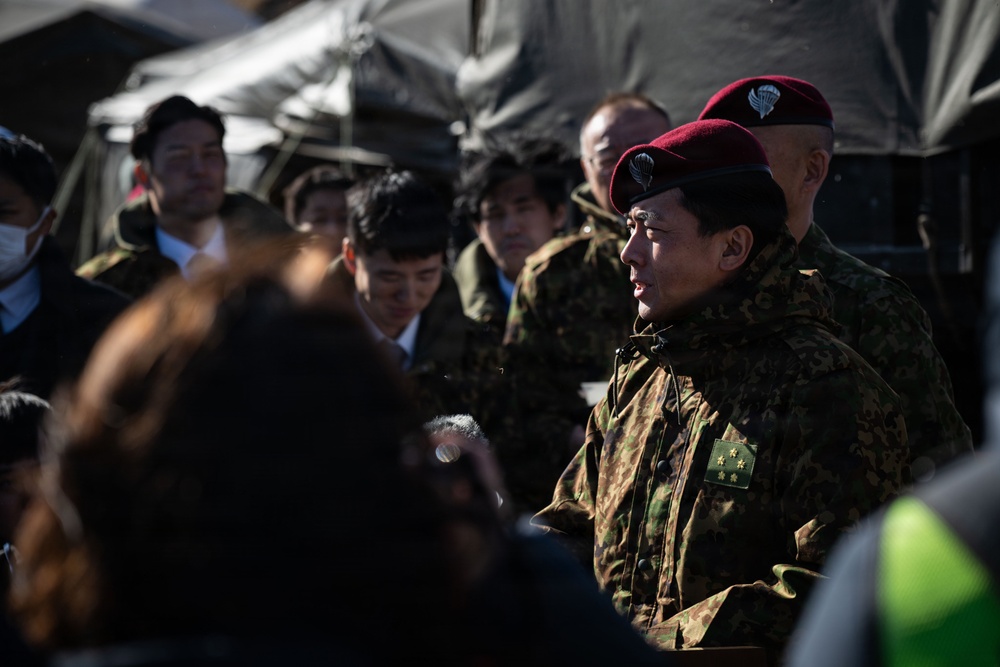 U.S., Japan Ground Self-Defense Force commence New Year’s Jump