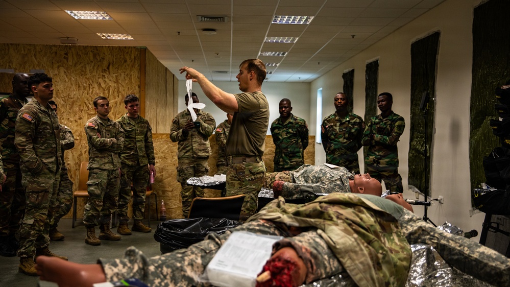 SETAF-AF prepares for US Army Best Medic Competition with Ghanaian, Liberian, Italian Medical Forces
