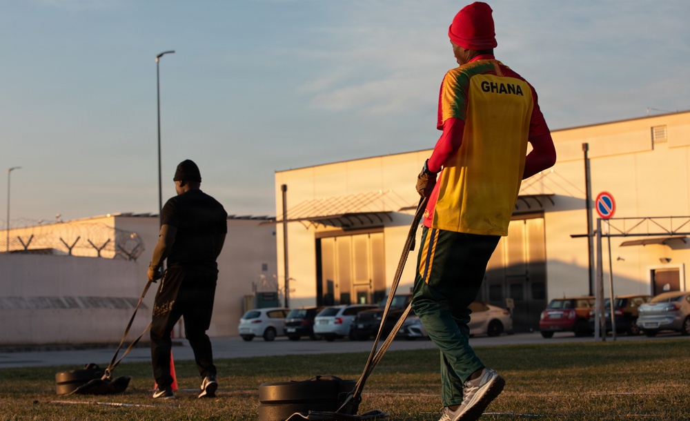 SETAF-AF trains Ghanaian, Liberian, Italian Medical Forces on Army Fitness Test