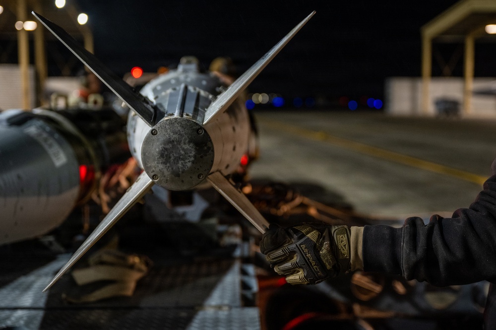 Aircraft Prepare for Operation Hawkeye Strike