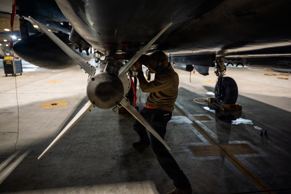 Aircraft Prepare for Operation Hawkeye Strike