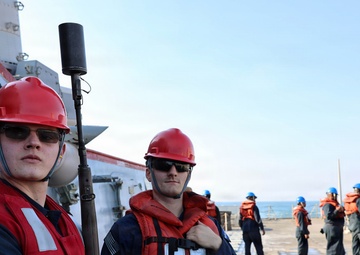 USS Roosevelt (DDG 80), USNS Brashear Conduct Replenishment-at-Sea in the Arabian Gulf