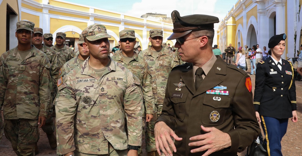 Army of the Caribbean Week ‘26 Brig Gen. Christopher Creaghe at El Castillo San Felipe del Morro