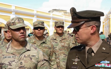 Army of the Caribbean Week ‘26 Brig Gen. Christopher Creaghe at El Castillo San Felipe del Morro