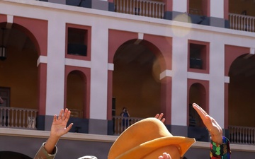 Garita Warriors celebrates culture with a parranda at Cuartel de Ballaja during Army of the Caribbean Week '26