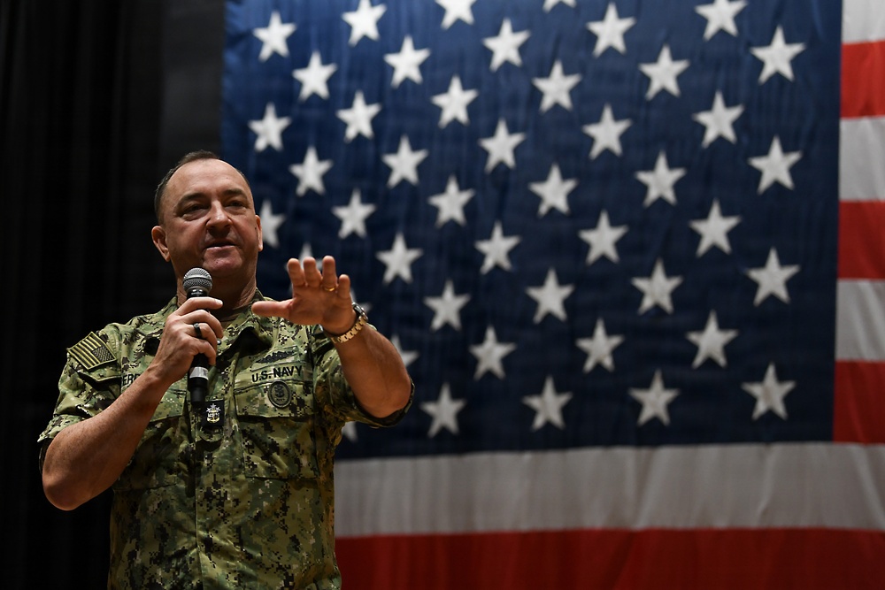 MCPON Perryman Conducts First Fleet Visit