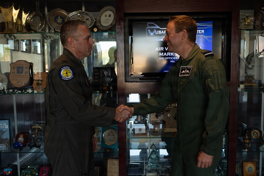 Allied commanders share tokens of partnership