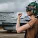 F-18s prepare for takeoff over Puerto Rico