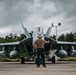 F-18s prepare for takeoff over Puerto Rico