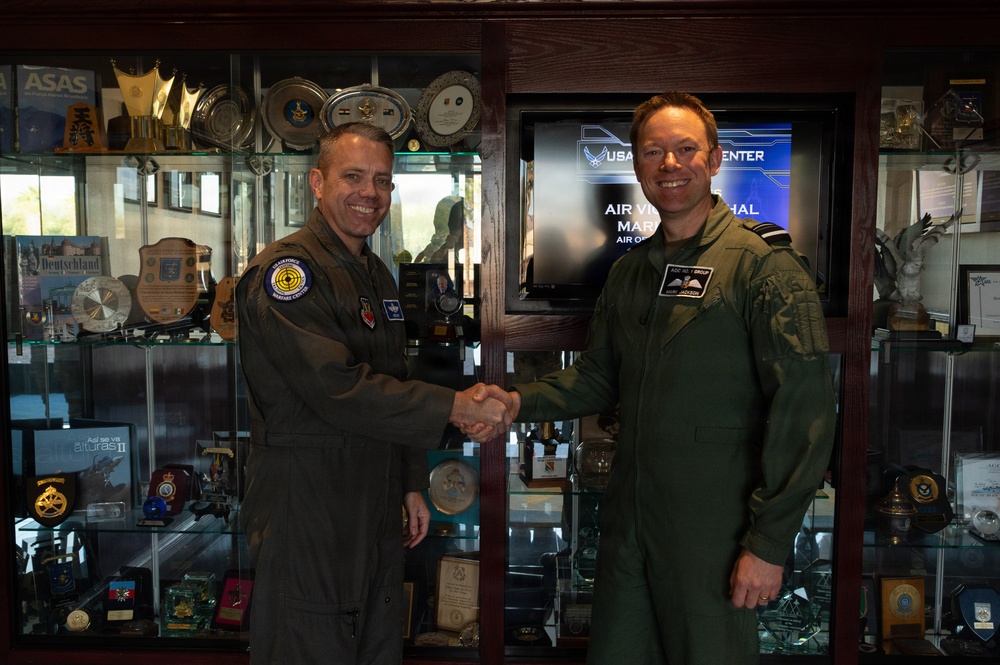 Allied commanders share tokens of partnership