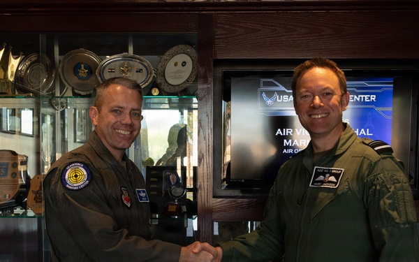 Allied commanders share tokens of partnership