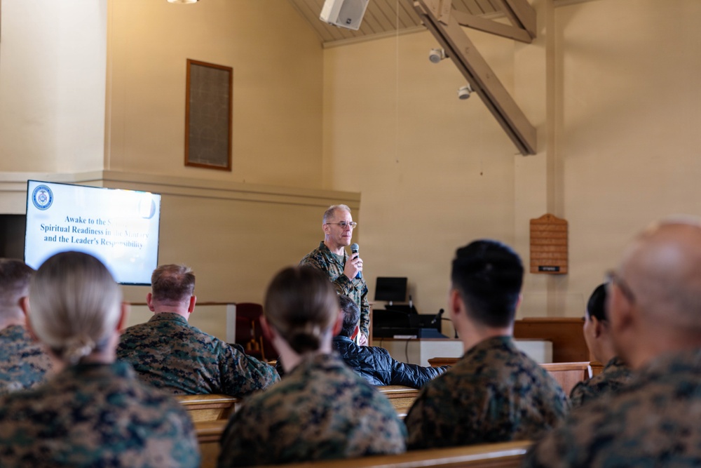 Chaplain of the Marine Corps visits Camp Pendleton during Spiritual Fitness Month