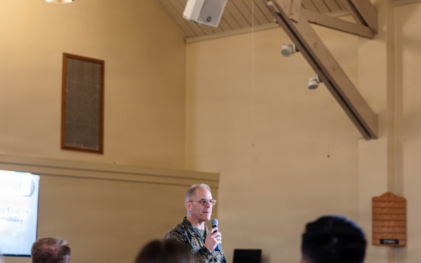 Chaplain of the Marine Corps visits Camp Pendleton during Spiritual Fitness Month