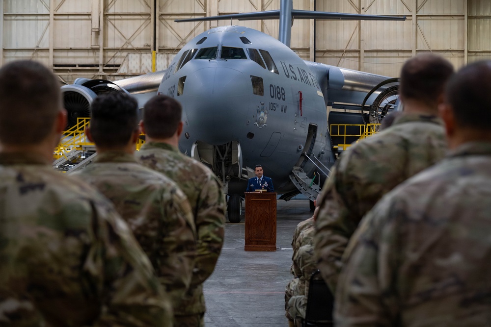 105 MOF change of command