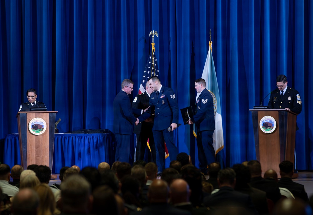 Air National Guard members honored for bravery, interagency partnership on National Mall