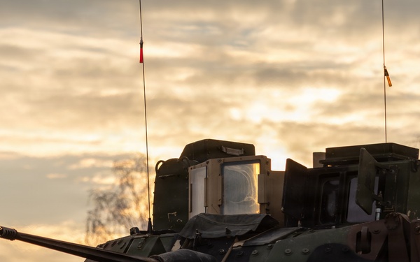 1st Cavalry Division Conducts Bradley Gunnery in Lithuania