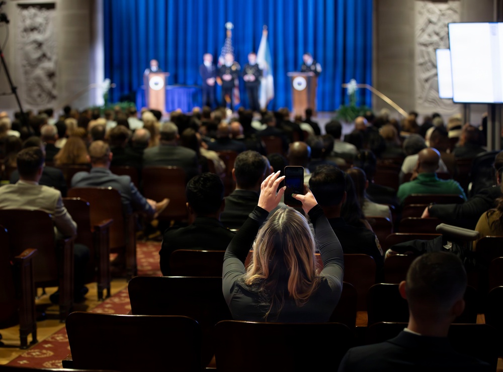 Air National Guard members honored for bravery, interagency partnership on National Mall