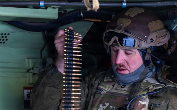 1st Cavalry Division Conducts Bradley Gunnery in Lithuania