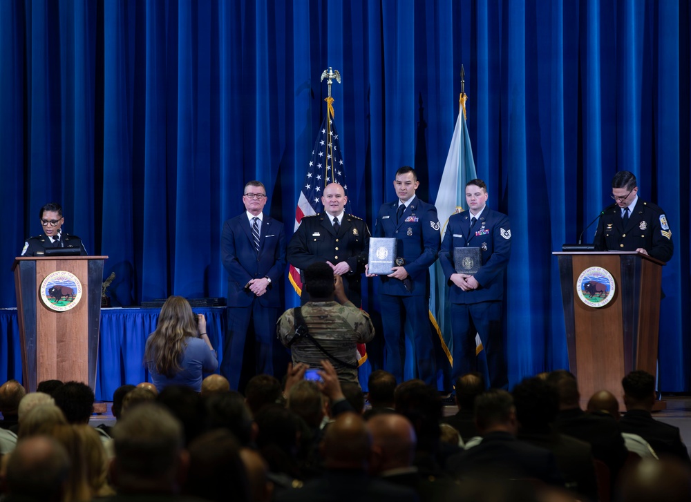 Air National Guard members honored for bravery, interagency partnership on National Mall