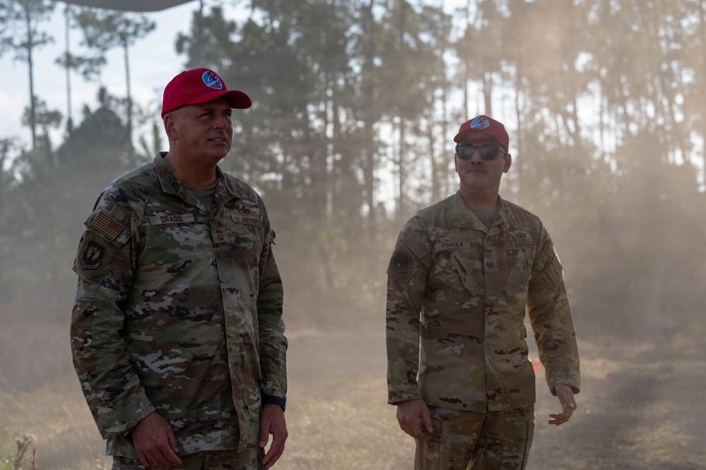 Fifteenth Air Force Commander and Chief Reinforced Mission Focus During Tyndall Visit