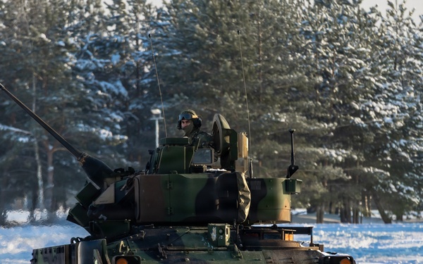 1st Cavalry Division Conducts Bradley Gunnery in Lithuania
