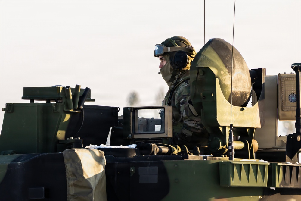 1st Cavalry Division Conducts Bradley Gunnery in Lithuania