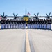 Fat Albert Flies Over Silent Drill Platoon