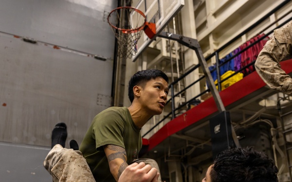 22nd MEU(SOC) | Marines Conduct Martial Arts Training Aboard USS San Antonio