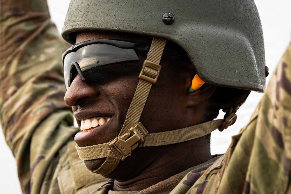 U.S. Army Ordnance School conducts sling load operations for its ammunition specialist trainees