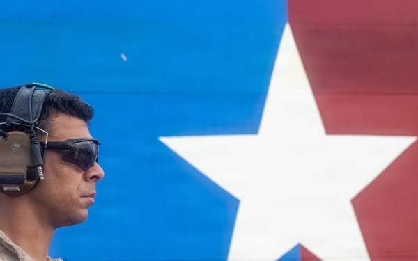 22nd MEU(SOC) | Marines Conduct Pistol Qualification Aboard USS San Antonio