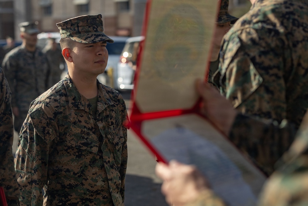 Strengthening the Spine of the Force: 13th MEU NCO Promotions