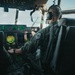 Gen. Spain leads from the cockpit during HC-130J flight at Nellis AFB