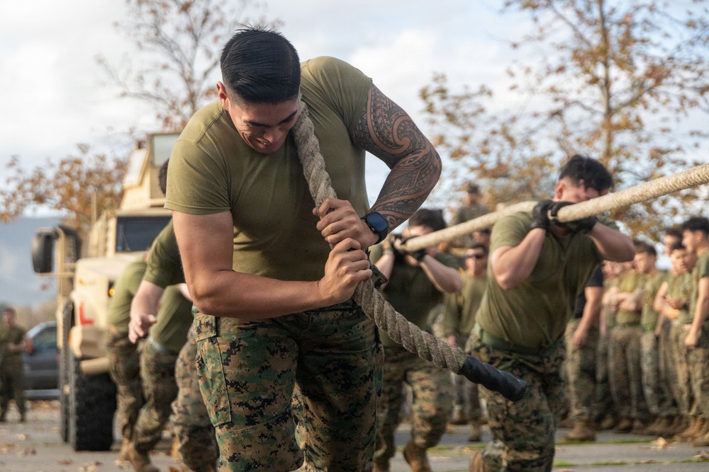 U.S. Marines with 11th Marines celebrate Saint Barbara’s Day