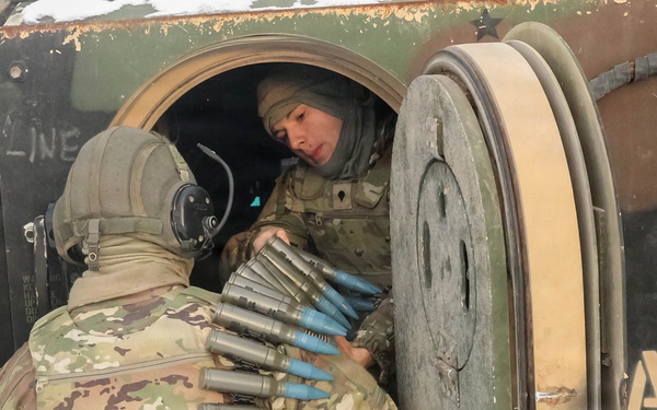 1st Cavalry Division Conducts Bradley Gunnery in Lithuania