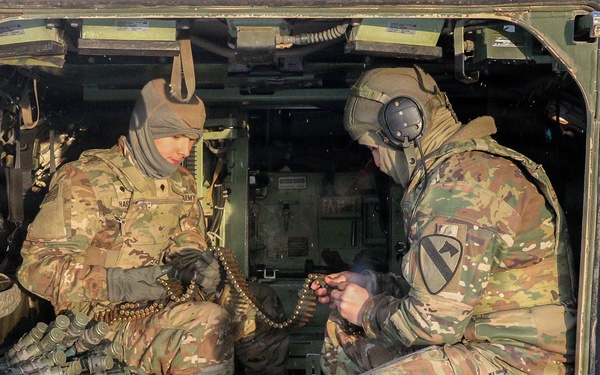 1st Cavalry Division Conducts Bradley Gunnery in Lithuania