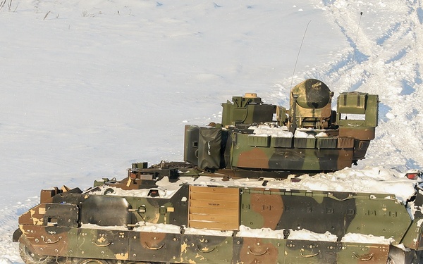 1st Cavalry Division Conducts Bradley Gunnery in Lithuania