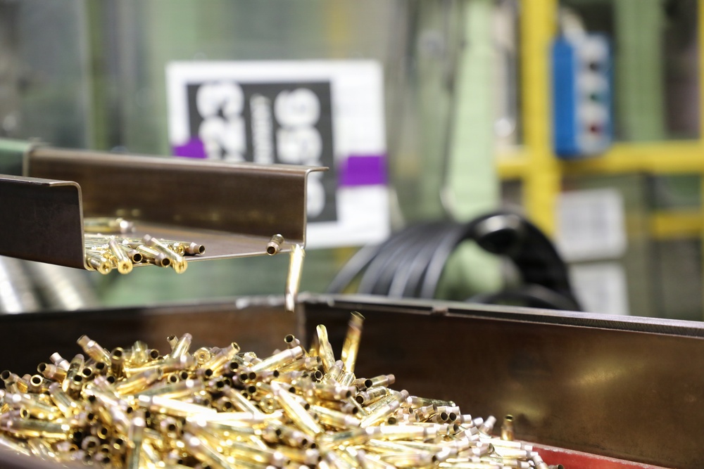 Small caliber ammunition production on the SCAMP line at Lake City Army Ammunition Plant