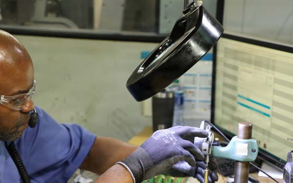 small caliber ammunition inspection at Lake City Army Ammunition Plant
