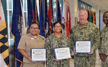 Armed Services Blood Program Presents Certificate of Appreciation to to Naval Health Clinic Cherry Point