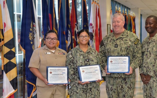 Armed Services Blood Program Presents Certificate of Appreciation to to Naval Health Clinic Cherry Point