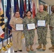 Armed Services Blood Program Presents Certificate of Appreciation to to Naval Health Clinic Cherry Point