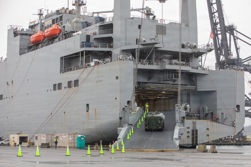 593rd CSC Supports Equipment Movement to Port of Tacoma for KRF